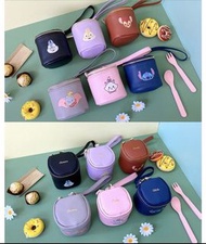 🥰迪士尼系列快樂人物大頭方筒掀蓋手拿收納/零錢包