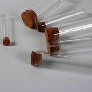 】25x200mm 10pcs/lot Borosilicate lab test tube with cork blowing glass Pyrex test tube for scien ☮۞