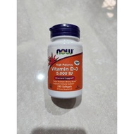 Now Foods Vitamin D3 5000IU Vitamin D-3 240 Softgels