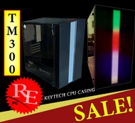 Keytech tm300 Tempered Glass Gaming Desktop pc case