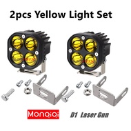 2pcs Laser Gun LED VINYX D4  Work Light For Motorcycle Car 4000lm 40W Mini Driving Light Motorcycle 