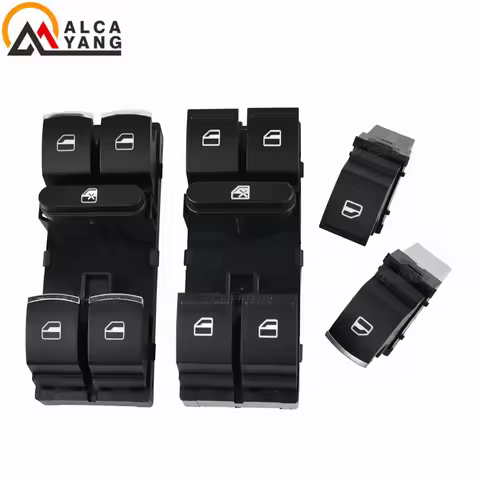 New For SKODA Fabia Octavia Super B For Yeti DRIVER Power Window Switch Button 1Z0959858B 1Z0 959 85