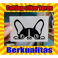 Cutting dog stickers 2 cool stickers