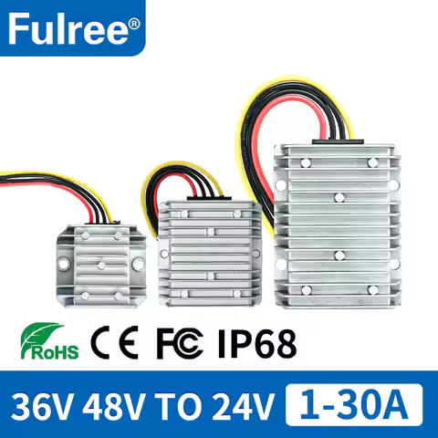36V 48V DC to 24V DC 1A 3A 5A 10A 20A 30A Buck Step Down Voltage Power Converter 36 48 Volt to 24 Vo