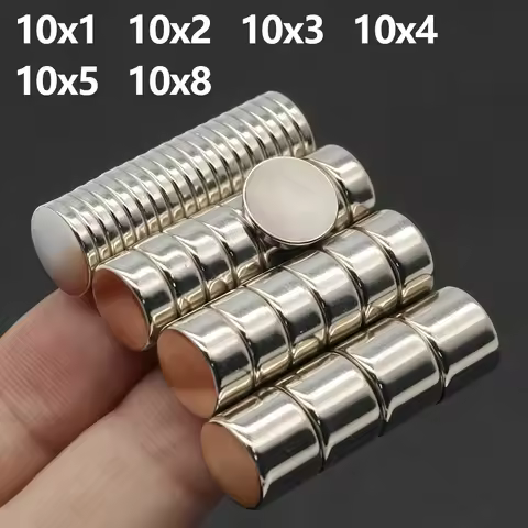 Powerful Neodymium Magnet N35 NdfeB Permanent Magnetic imanes Round Super Strong Fridge Magnets DIY 
