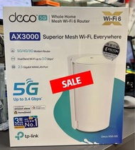 Deco X50-5G AX3000 Router完整5G家庭Mesh WiFi 6 流動路由器 🔥SALE🔥$2499 隨時隨地享受 5G 網路😍👉即插即用