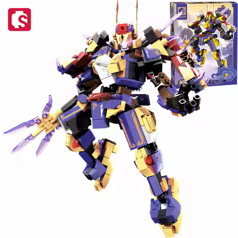 SEMBO BLOCK 557Pcs Mechanic Series Transforming Model Kit Mecha Building Blocks Ornaments Kids Toys 