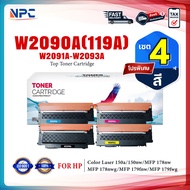 หมึกเทียบเท่า HP 119A /119A W2090A W2091A W2092A W2093A Color Laser 150a/150nw/MFP178nw/178nwg/MFP17