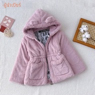 ฤดูหนาวเด็กทารกเสื้อผ้าFaux Fur Coatเสื้อขนแกะWarm Snowsuit Hooded Parkaเด็กOuterwearฤดูใบไม้ร่วงเสื