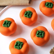 Persimmon Ruyi Fruit Jelly Cake Sandblasting Decoration Mold French Simulation Persimmon Mousse Sili