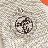 新款 HERMES愛馬仕銀色豬鼻子手鏈 hkpowerbuy.  禮物 情人節 紀念日 送禮 飾品 手鏈 手扼 戒指 頸鏈 耳釘 耳環