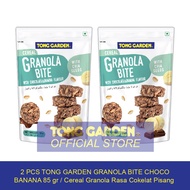 2 PCS - Tong Garden - Granola Bite Chocolate & Banana 85gr / Sereal Granola Rasa Coklat & Pisang