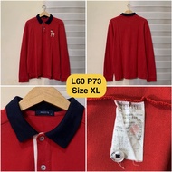 Hazzys Long Sleeve Polo Shirt Original LogoBIG