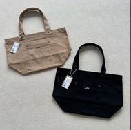 外國預訂 A.P.C. 刺繡logo 2色帆布托特包（手拎/肩揹）