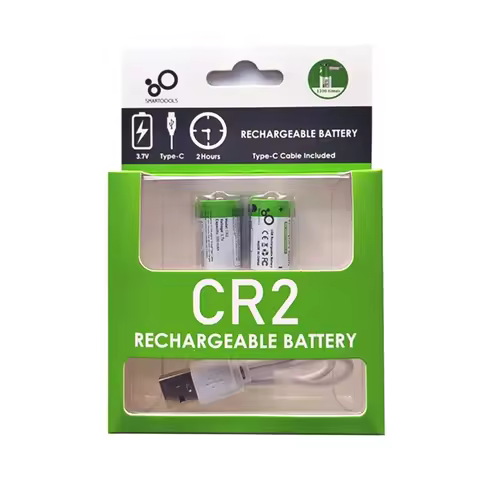 3.7V CR2 300mah Rechargeable Battery,CR15h270,digital Camera,GPS Security , Medical Equipment Made A