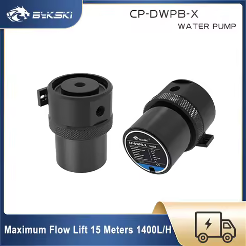 Bykski CP-DWPB-X Pump Maximum Flow Lift 15 Meters 1400L/H Water Cooler Radiator Support Combo Reserv