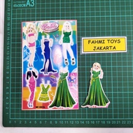 100 pcs BP SMALL paper building toys BP paper dolls