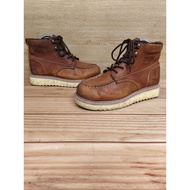 WBW Pleated boots Foreign Work Second Hand EU 42 27 cm Vintage Leather Shoes