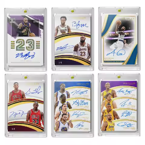 DIY Handmade NBA Basketball Trading Cards Kobe LeBron Curry Irving and Durant exquisite collectible