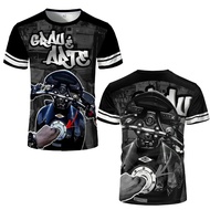 Summer Street Hip-hop Trendy Printed Tops Quebrada Grau 244 De Favela Moto T-shirts Men's Oversized 