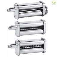 ☀[HOM]Pasta Maker Attachment 3-in-1 Pasta Roller Cutter Parts Noodles Press Machine Compatible with KitchenAid Stand Mixers for Pasta Sheet Spaghetti Fettuccini