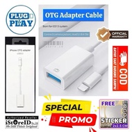 [COD] (Free: Sticker) OTG for iPhone / iPad with USB 3.0 Camera Adapter / Converter Lightning Plug a