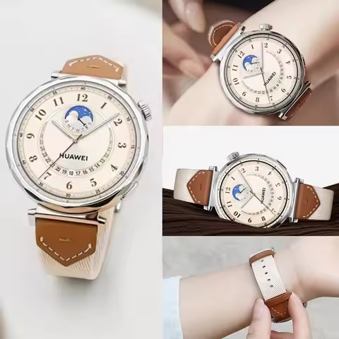 18mm Official Nylon Strap For Huawei Watch GT5Pro 42mm/GT5 4 41 Sport Bracelet For Garmin Venu 3S/2S