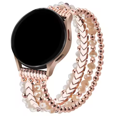 Suitable for Samsung Galaxy Watch 4/5/Active 2 40mm 44mm 42mm 45mm 46mm Strap 20mm Handmade Elastic 