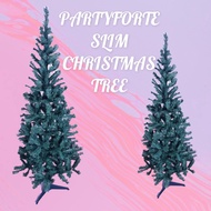 Partyforte Christmas Tree - Slim Tree Shape Great for Office/Home Decoration 1.2 1.5 1.8m 4ft 5ft 6ft[Local seller]