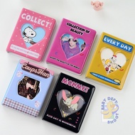 Photo Album Soft Cover Snoopy 7 Types 2*3 Inches/3*4 Inches 64 Photos Card Business