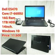 Dell E5470Core i7-6600U