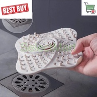 MBR Non-slip Anti-clogging Floor Drain Cover with Suction Cup Kitchen Sink Drain Strainer Silicone B
