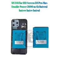 MCOM for HD Screen i13 Pro Max Double Power 5000 mAh Baterai batere batre batrai