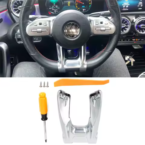New Steering Flat Wheel Lower Trim Cover 2019-2020 For Mercedes Benz AMG Sport A Class W177 W247 W20