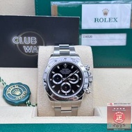 Daytona - 116520 - Black - Fullset - 99%New - 黑面 - 尾期款 - 光橋 - 藍光 - 已停產 - 40mm - 高質素