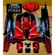 COVERSET YAMAHA 125ZR, 125Z MERAH PURBA BATMAN