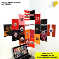 Poster dinding gambar Persija jakarta - poster persija - hiasan dinding - poster kamar - COD