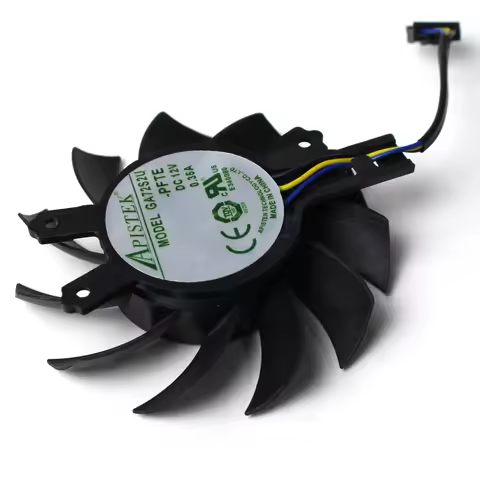 GA72S2U-PFTE Graphics Card Cooling Fan Replacement for Zotac GTX 1660 1660 Super 1660 Ti Quiet Coole