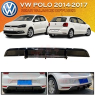VOLKSWAGEN POLO MK5 REAR DIFFUSER VW POLO HATCHBACK REAR VALANCE POLO 2014-2018 BUMPER SKIRT LIP DIF