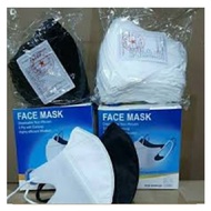 masker duckbill PUTIH 3 ply murah 1 box isi 25/50/100masker murah