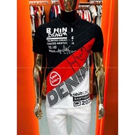 HR-P04 H.Rhino Polo Shirt Black and Red, 2-Way Stretch Cotton, V.IP Standard Form.