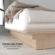 Tomato Home เตียงนอน 3.5ฟุต Sierra platform single bed !!ราคารวมประกอบ ในกทมและปริมณฑลเท่านั้น |เตียง3.5ฟุตไม้ Zen design สวยเรียบง่าย | แข็งแรง
