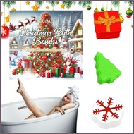 Bath Stocking Stuffers Snowflake Tree Box Scents Accessory Shower Steamers for Girls Boys Spa Beauty
