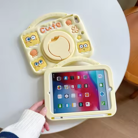 For Honor Pad 6 7 10.1 9 12.1 V6 V7 10.4 2024 Enjoy2 10.1 Mediapad M6 10.8 3D Cartoon SpongeBob Sili