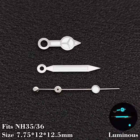 NH35 Hands Miyota 8215 Hands Eta 2824 Hands BGW9 Blue Luminous Hands For NH36 NH70 Movement Hands Mi