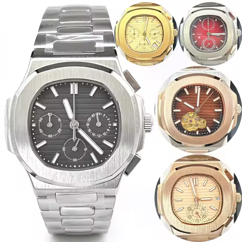 42mm Unisex Watch Birthday Anniversary Gift of All Love For Him And Her For Seiko Nautilus VK63 VK61