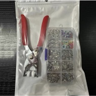 Five-claw buckle tool set without sewing claw buckle baby suit single zipper replacement mother-chil