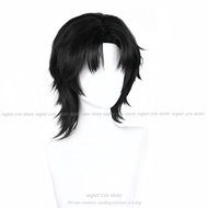 NEW Anime HxH Cosplay Feitan Pōtoo Costume Black Coat Uniform Dress Wigs For Halloween Christmas Par