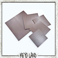 Square PLATE 28X28 cm SQUARE BROWN (3 PCS) Impraboard cake Mat Plastic material 28cm cake plot 28