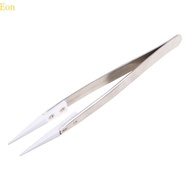 Eon Ceramic Pointed Tip Tweezer Stainless Steel Heat Resistant for Household Repair